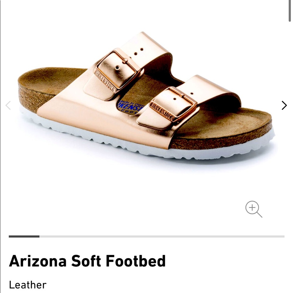 Birkenstock SoftFootbed metallic Copper Rose Gold